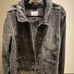 Black denim jacket, never worn before